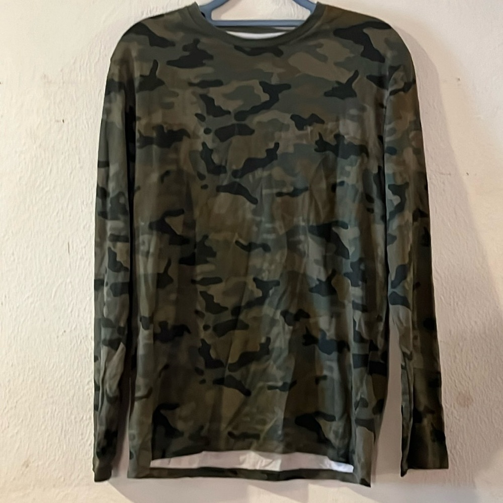Used camouflage long sleeve shirt